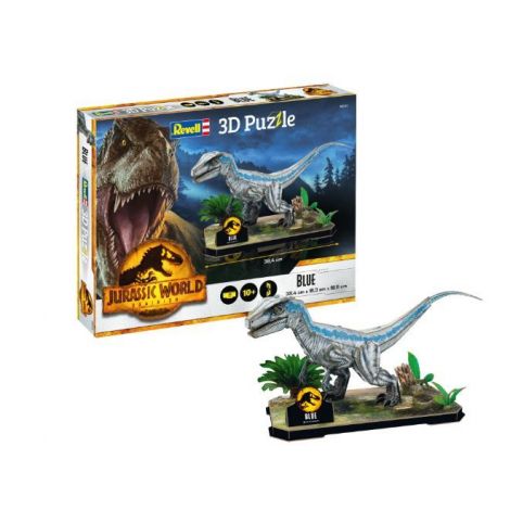 3d puzzle blue, 57 piese