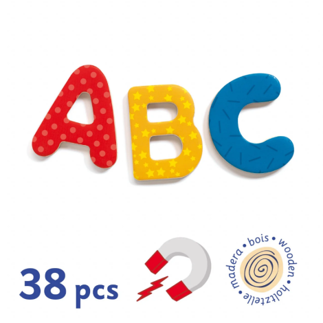 Abecedar - Puzzle magnetic de lemn - poza 2