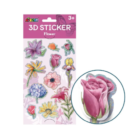 Abtibilduri 3D - Flori, colectia Creatii Naturale - poza 1