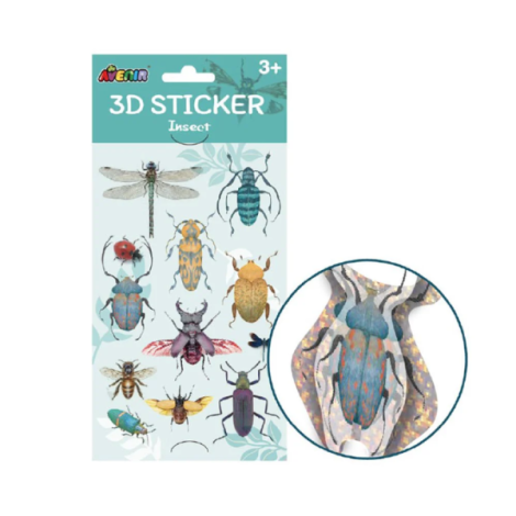 Abtibilduri 3D - Insecte, colectia Creatii Naturale - poza 1