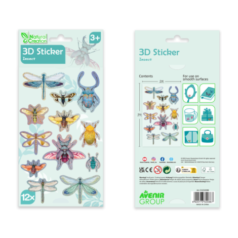 Abtibilduri 3D - Insecte, colectia Creatii Naturale - poza 4