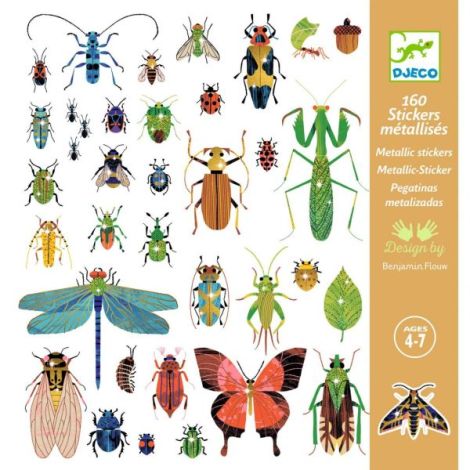 Abtibilduri metalice Microcosmos, Djeco - poza 1