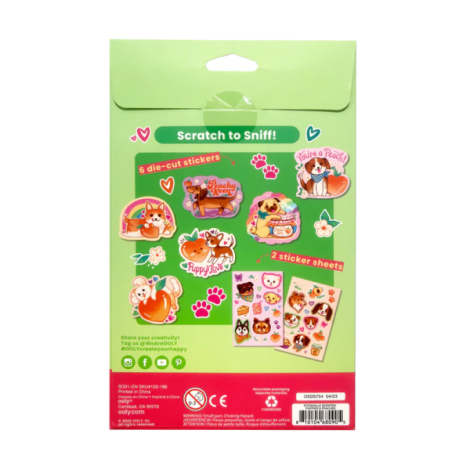 Abtibilduri parfumate - Stickiville Puppies and Peaches - poza 4