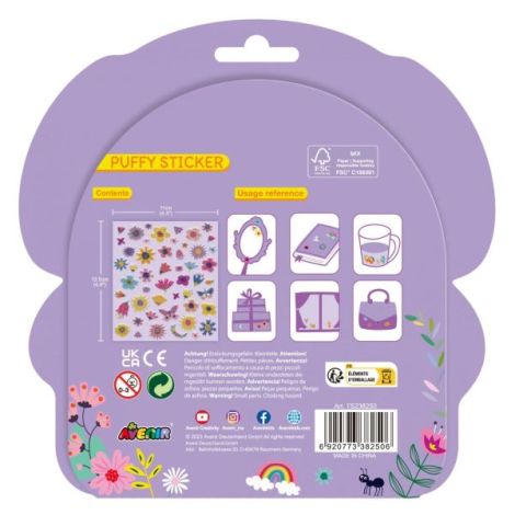 Abtibilduri pufoase 3D - Gradina - poza 3
