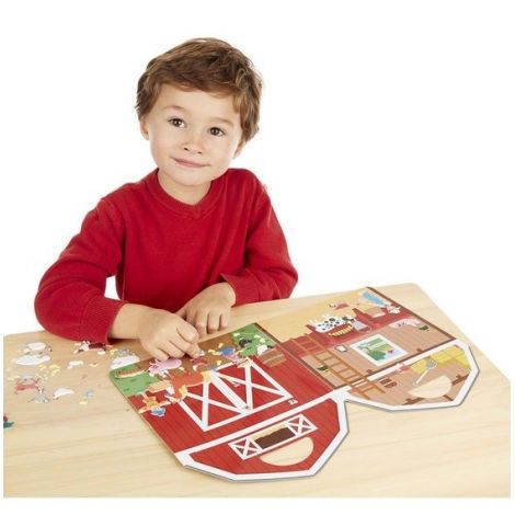Abtibilduri pufoase La ferma Melissa and Doug - poza 1