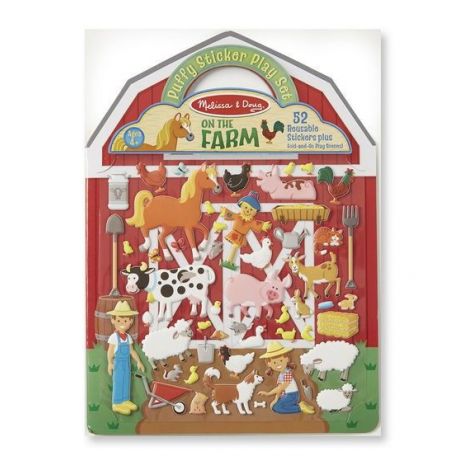 Abtibilduri pufoase La ferma Melissa and Doug - poza 4