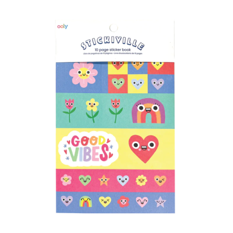 Abtibilduri Stickiville Happy Hearts - 10 pagini - poza 1