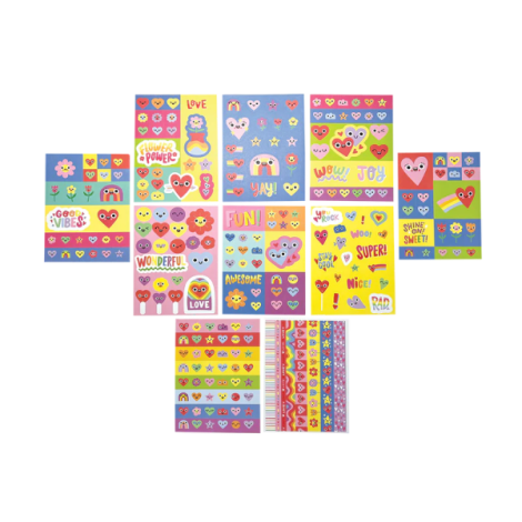 Abtibilduri Stickiville Happy Hearts - 10 pagini - poza 2