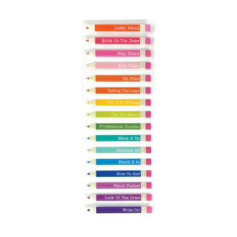 Abtibilduri vinil transparent Stickiville Lucky Pencils - poza 3