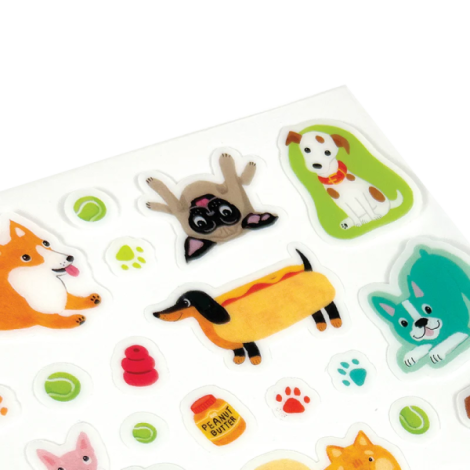 Abtibilduri vinil transparent Stickiville Quirky Dogs - poza 2