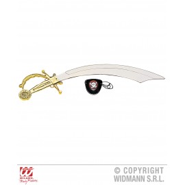 Accesoriu carnaval Set Sabie Pirat cu Eyepatch - poza 1