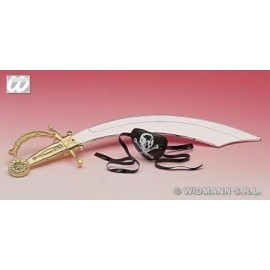 Accesoriu carnaval Set Sabie Pirat cu Eyepatch - poza 2