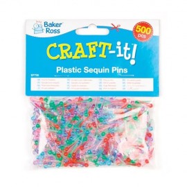 Ace plastic pentru fixare paiete - Baker Ross