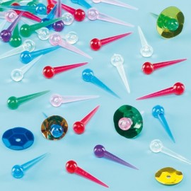 Ace plastic pentru fixare paiete - Baker Ross - poza 2