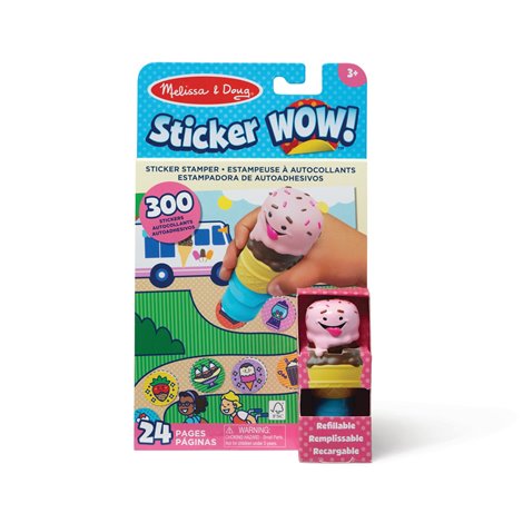 Activitati cu autocolante Sticker WOW Inghetata - poza 1