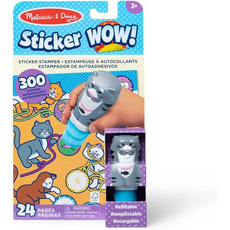 Activitati cu autocolante Sticker WOW Pisica - poza 1