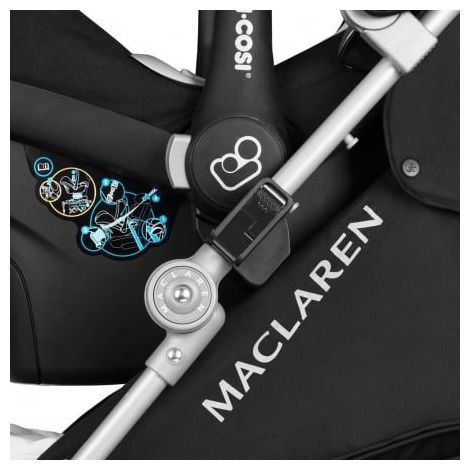 Adaptor scaun auto Maxi Cosi Cybex pentru carucior Maclaren Techno XLR - poza 2