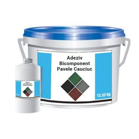 Adeziv bicomponent pentru pavele de cauciuc 14KG