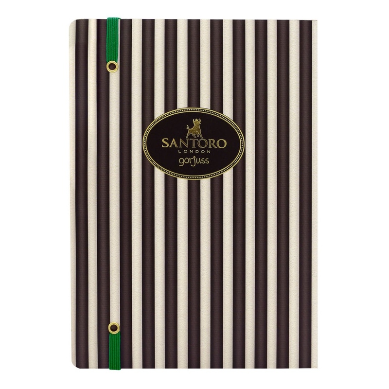 Agenda A5 cu folie aurie Gorjuss Stripes The Scarf - poza 2