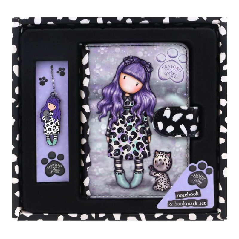 Agenda cu semn de carte Gorjuss Smitten Kitten - poza 1
