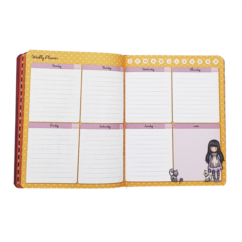 Agenda planificator Gorjuss Mary Rose - poza 2