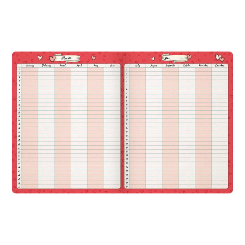 Agenda planificator Gorjuss Purrrrfect Love - poza 5
