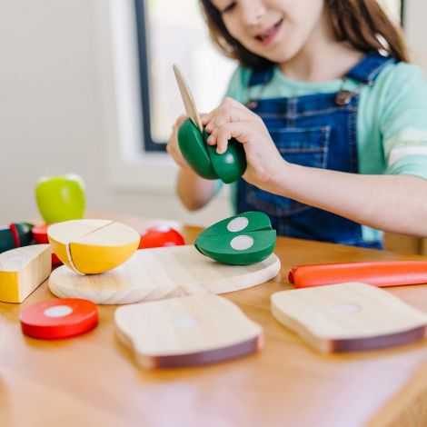 Alimente de feliat, Joc din lemn 25 piese Melissa and Doug 487 - poza 2