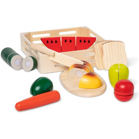 Alimente de feliat, Joc din lemn 25 piese Melissa and Doug 487 - poza 3