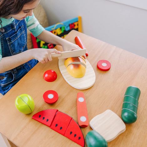 Alimente de feliat, Joc din lemn 25 piese Melissa and Doug 487 - poza 5