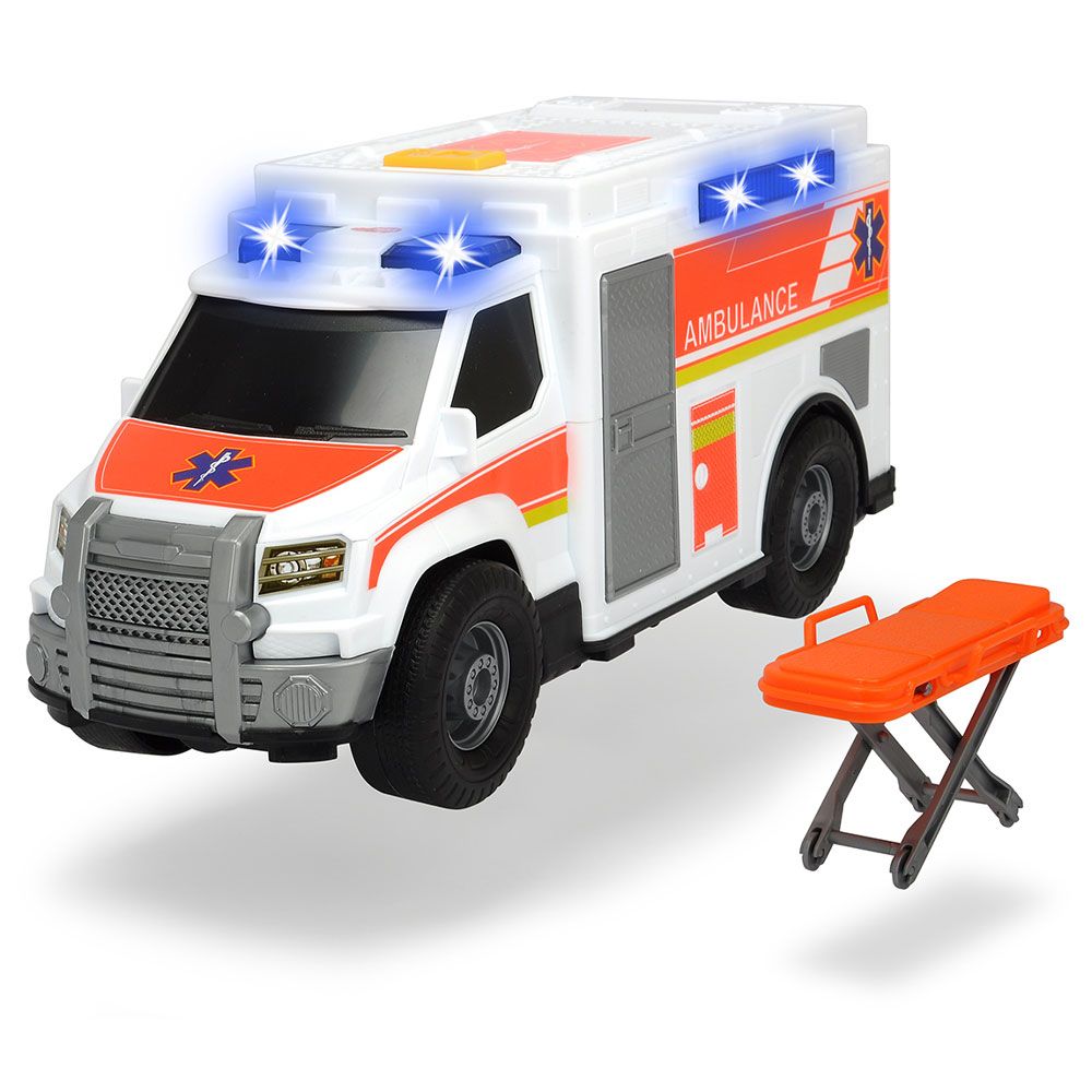 Ambulanta cu sunete si lumini Dickie 30 cm - poza 2