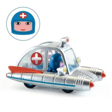 Ambulanta spatiala, Colectia Crazy Motors, Djeco - poza 2