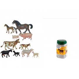 Animale domestice cu puii set de 10 figurine - Miniland - poza 4
