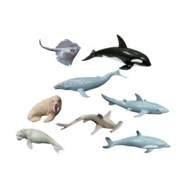 Animale marine set de 8 figurine - Miniland - poza 1