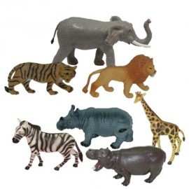 Animale salbatice set de 7 figurine - Miniland - poza 1