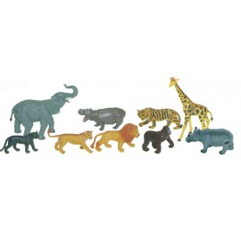 Animale salbatice set de 9 figurine - Miniland - poza 1