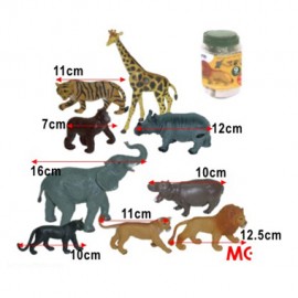 Animale salbatice set de 9 figurine - Miniland - poza 4