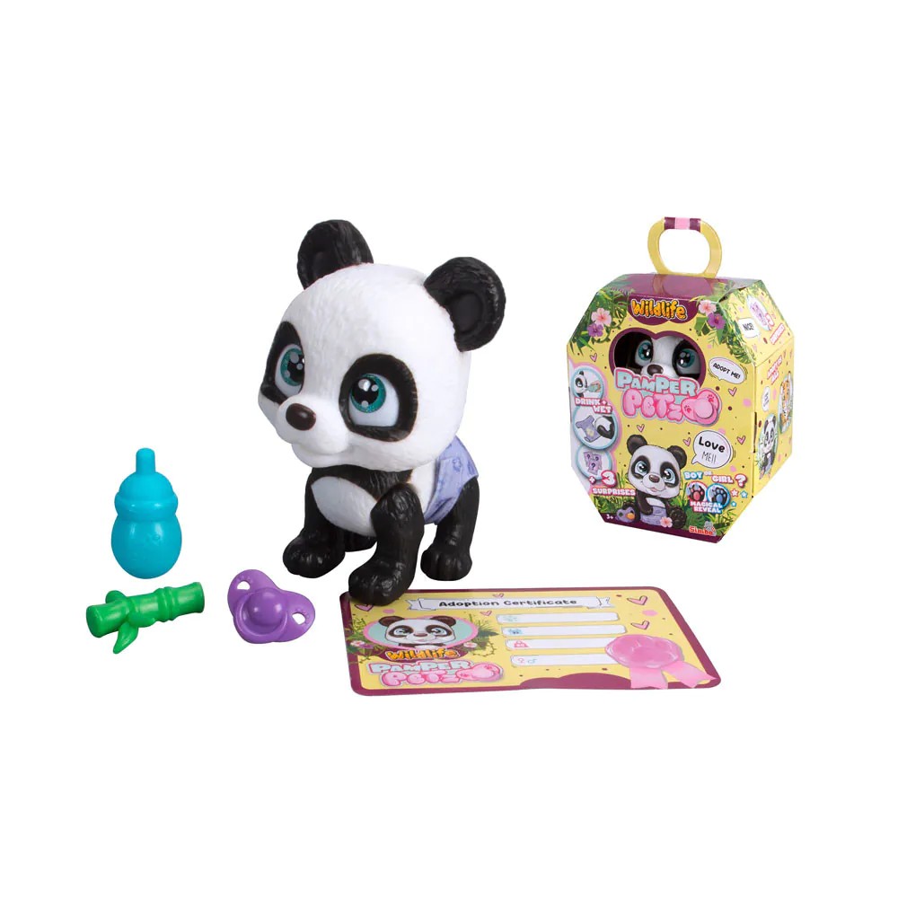 Animalut cu scutec Simba Pamper Petz Panda - poza 1