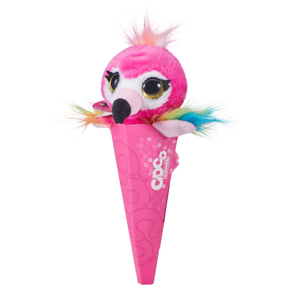 Animalut din plus cu surpriza in cornet Zuru Coco Cones - poza 4