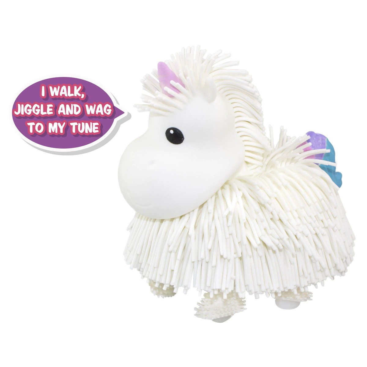 Animalut interactiv Jiggly Pets Rochelle Unicorn Alb - poza 4