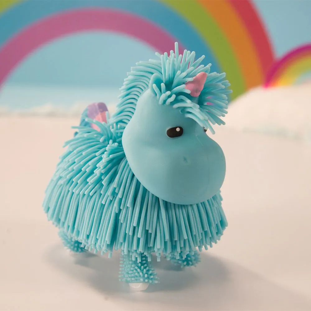 Animalut interactiv Jiggly Pets Rochelle Unicorn Albastru - poza 4