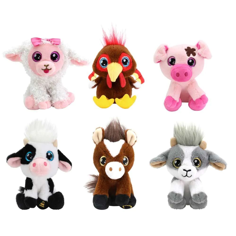Animalute de plus cu sunete Cutekins La Ferma - poza 3