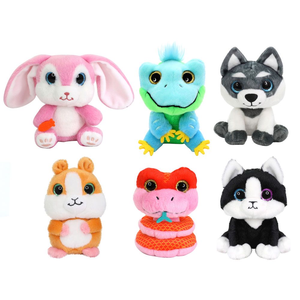 Animalute din plus cu sunete Cutekins Pet Pals 12 cm - poza 2