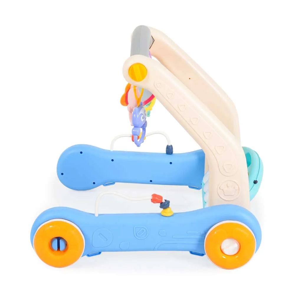 Antemergator 2 in 1 cu salteluta de activitati Moni Piano Albastru - poza 5