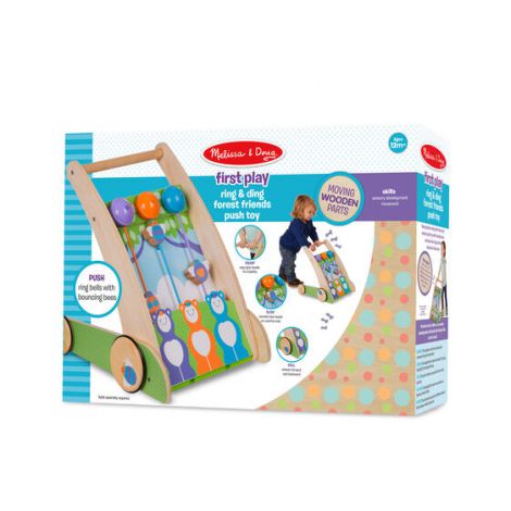Antemergator cu sunete, din lemn, Prietenii Padurii, 12 luni+, Melissa&Doug 3314 - poza 3