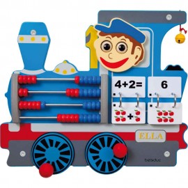 Aplicatie de perete Locomotiva cu numere - poza 1