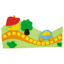 Aplicatie pentru perete – Copac - City - poza 1