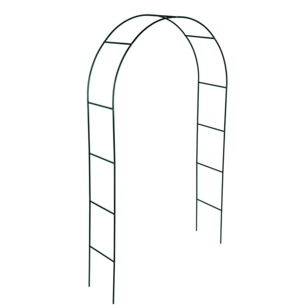 Arcada metalica pentru trandafiri, negru, 240x140x38 cm