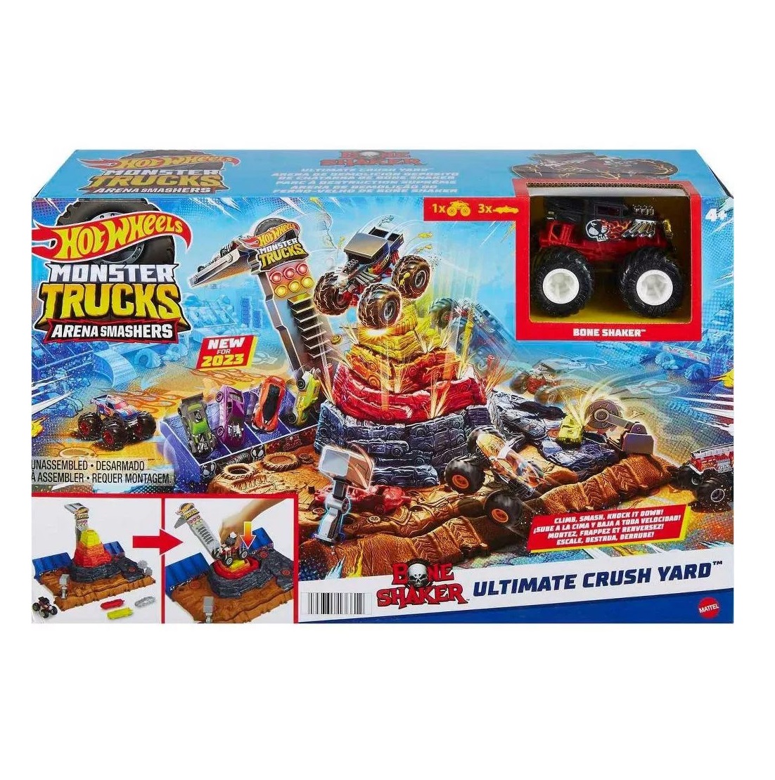Arena Hot Wheels Monster Trucks Ultimate Crush Yard - poza 2