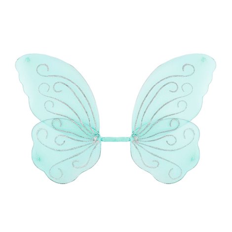 Aripi fluture albastre glitter