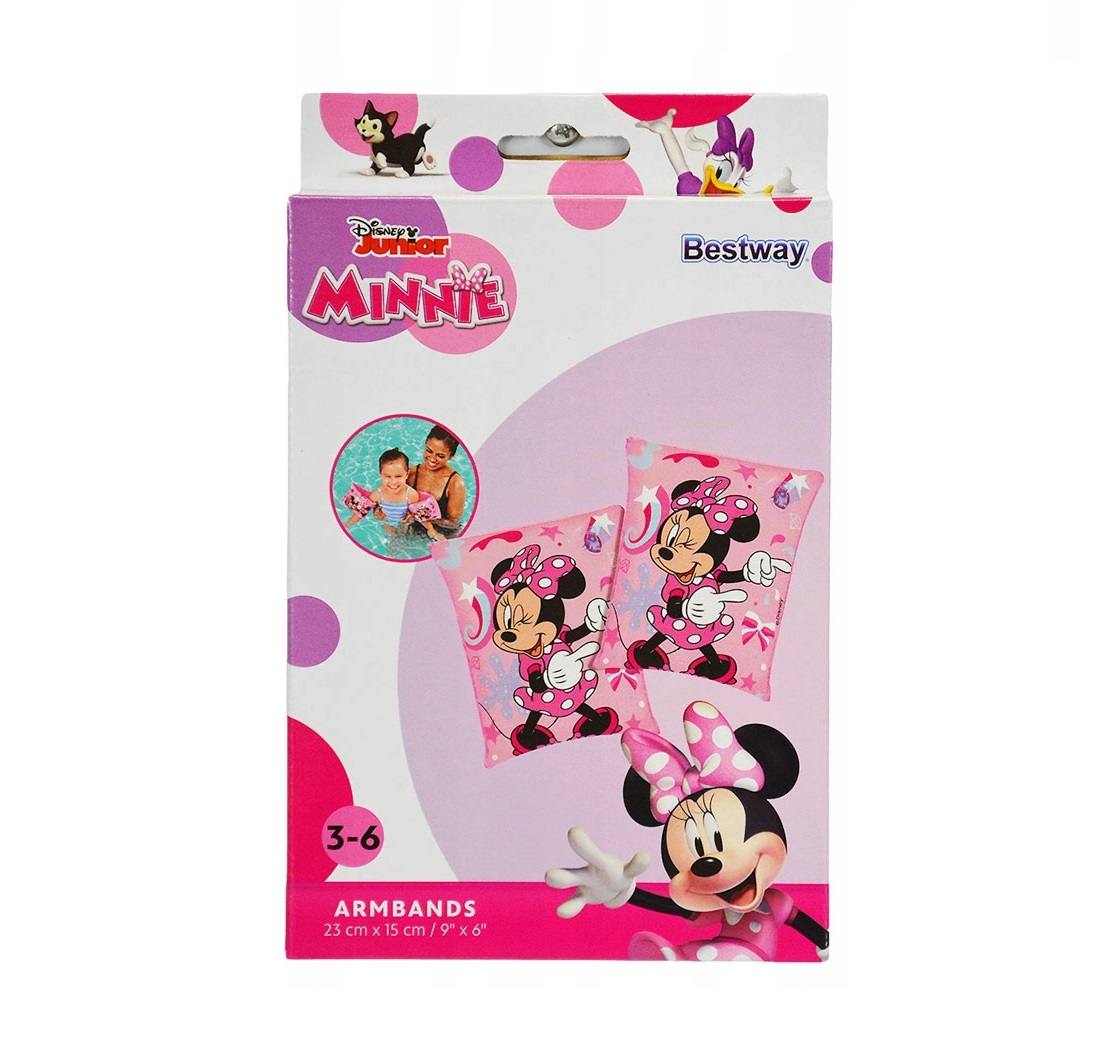 Aripioare de inot gonflabile Bestway Minnie Mouse 23/15 cm - poza 2